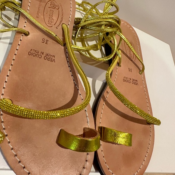 ERREDIBI SANDALS made in Italy. Purchased in Italy this July. Size 35 (fits 6) - Picture 4 of 4